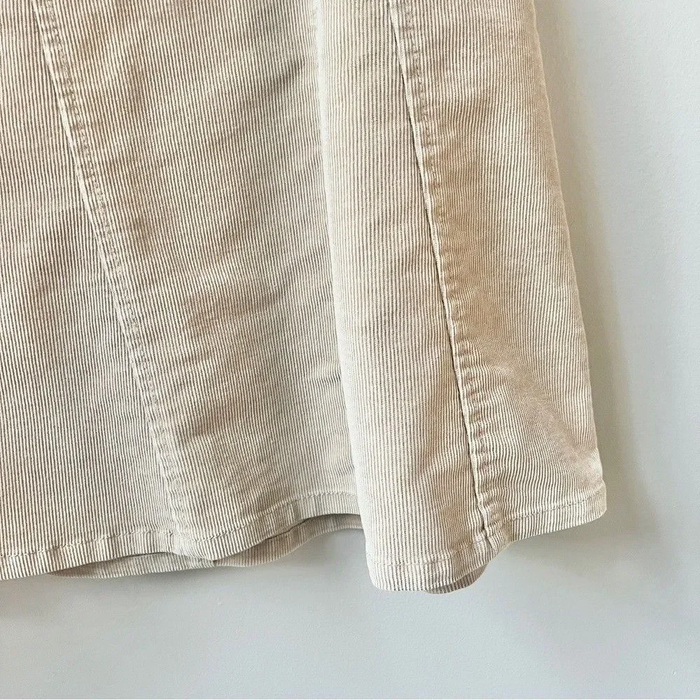 Vintage Gap Skirt Women's 12 Corduroy Tan Fall Collegiate Preppy Classic Neutral